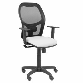 PIQUERAS Y CRESPO Silla Alocen malla negra asiento bali blanco brazos regulables Precio: 192.49999989. SKU: S5703804