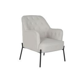 Sillon Scandi DKD Home Decor Beige Negro 73 x 79.5 x 65 cm Sillon Scandi DKD Home Decor Beige Negro 73 x 79.5 x 65 cm