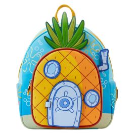 Loungefly Mochila Bob Esponja Casa de la Piña 26cm Cuero Vegano con Correas Ajustables