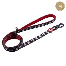Cerdá T3M:M Correa Premium para Perros con Diseño Mickey Mouse - Talla M, Color Negro