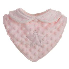Creaciones Llopis Babero Sweet Estrellitas Rosa 20 Cm Edad Mínima Recomendada 3 Años