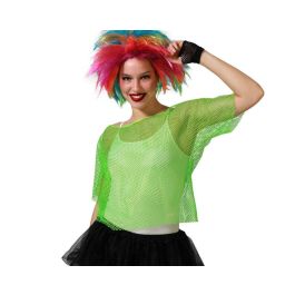 Camiseta Rejilla Verde Carnaval Mujer Adulto