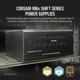 Corsair CP-9020251-EU RMx Shift Series RM750x - Fuente de Alimentación para PC 750W 80 PLUS Gold