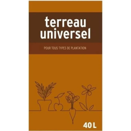 Aucune PRO3167770208610 Tierra universal para macetas 40 L