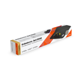 SteelSeries Qck Edge Medium Alfombrilla de Ratón para Juegos Negro Bordes Rematados Tela 320x270mm