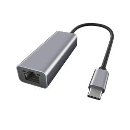 Ewent EW9818 Adaptador Red USB Tipo C Gigabit Ethernet RJ45 10/100/1000 Mbps USB 3.2 Gen1 Plug and Play