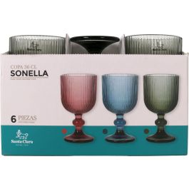Santa Clara Copa Sonella 360 Cc Verde Ø9 x 16,5 cm (36 Unidades)