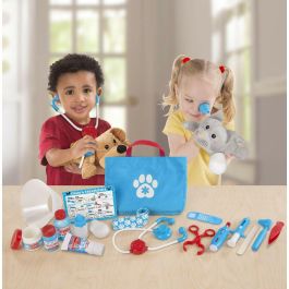 Melissa & Doug SPI6074883 - Juego de rol Veterinario para niños, 24 piezas, de 3 años en adelante