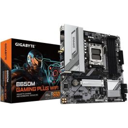 Gigabyte B650M GAMING PLUS WiFi Placa base - Procesadores AMD Ryzen 9000, DDR5 hasta 8000 MHz, WiFi 6E, 2.5GbE LAN, USB 3.2 Gen 1 Precio: 149.69000024. SKU: B1G4LQ9SGB