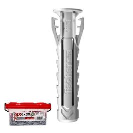 Fischer SX Plus 6X30 Taco Nylon 1000 Unidades para Tornillos 4-5mm + 5 Brocas Precio: 27.69000058. SKU: B16YRWLLYZ