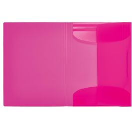 HERMA Carpeta de Colección A4 neon pink de Polipropileno, pack de 3
