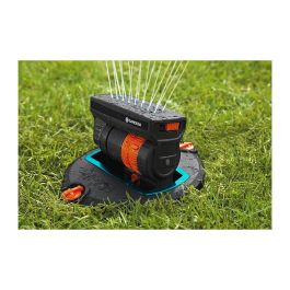 Gardena Versenk-Viereckregner OS 140 Aspersor Emergente para Césped, Área de Riego hasta 140 m², Negro