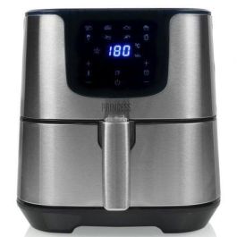 Princess 182060 Freidora de Aire Airfryer Deluxe Digital XXL, 5.5L, 1700W, Sin Aceite, 8 Programas, Acero Inox
