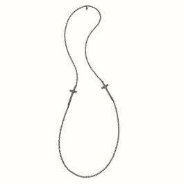 Collar Mujer Folli Follie 3N14T020KK_Plata Negra 90 cm Precio: 43.79000043. SKU: S0351368