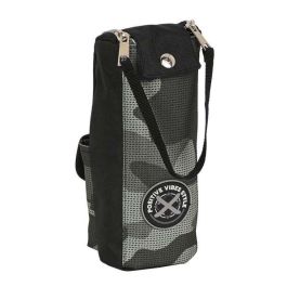 Estuche Escolar Safta Stone Negro 6 x 21 x 6 cm