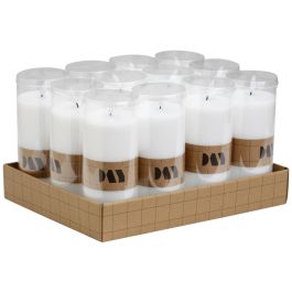 Day Vela Led 3D Luz Blanca Cálida con Temporizador Diámetro 7.5 cm Altura 15 cm