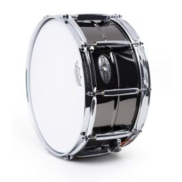 Pearl Caja Sensitone Heritage Alloy de Latón 14x6.5" 1mm Black Chrome para Batería Acústica