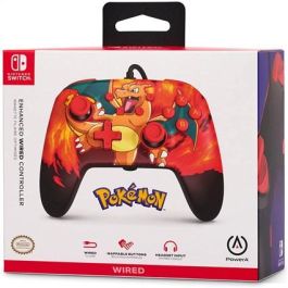 Mando Gaming Powera CHARIZARD Rojo Nintendo Switch