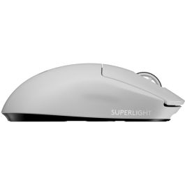 Logitech PRO X SUPERLIGHT LIGHTSPEED 910-005942 Ratón gaming inalámbrico óptico 25600 DPI 1ms Blanco