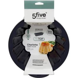 5Five Molde para Tarta Charlotte de Silicona ø22 cm Antiadherente Flexible Apto Lavavajillas y Frigorífico