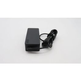 Lenovo 65W power adapter for notebooks, supports 20/15/9/5V output, 3-pin configuration, designed for worldwide use.