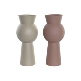 Jarron Urban DKD Home Decor Rosa Beige 17 x 40.5 x 17 cm (2 Unidades) Precio: 65.88999945. SKU: B18LKA69LE