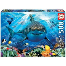 Puzzle 500 piezas gran tiburón blanco Puzzle 500 piezas gran tiburón blanco