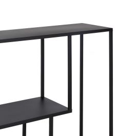 Estantería 65 x 25 x 110 cm Negro Metal Estantería 65 x 25 x 110 cm Negro Metal