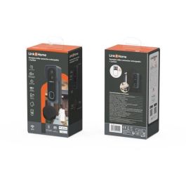 Kit de timbre conectado - LINK2HOME - Wi-Fi - Audio bidireccional - Timbre inalámbrico - Tarjeta SD de 8 GB Kit de timbre conectado - LINK2HOME - Wi-Fi - Audio bidireccional - Timbre inalámbrico - Tarjeta SD de 8 GB