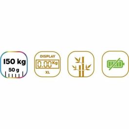 Little Balance Báscula de Baño Automática Kinetic Bambú