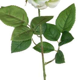 Flor Rosa Verde Artificial Decoración 14 X 16 X 43 cm