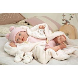 Muñeca reborn arias 45 cm elba c/manta Muñeca reborn arias 45 cm elba c/manta
