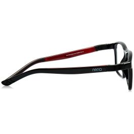 Montura de Gafas Unisex Nanovista NAO3171152SC Negro Rojo