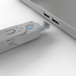 Lindy USB Port Blocker - Pack 4, Colour Code: Blue Lindy USB Port Blocker - Pack 4, Colour Code: Blue