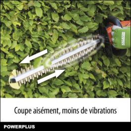 Tamaño de altura de potencia dual POWDPG7531 - 20 V batería, sin batería o cargador, cuchilla de 580 mm, desviación de 18 mm Tamaño de altura de potencia dual POWDPG7531 - 20 V batería, sin batería o cargador, cuchilla de 580 mm, desviación de 18 mm