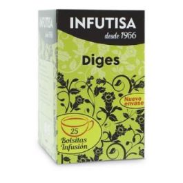 INFUTISA Diges 12 Infusión Digestiva de Manzanilla, Menta, Hinojo y Alcaravea - 25 Bolsitas Precio: 3.7900005. SKU: B17LG2KH9T