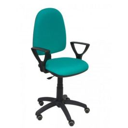 Silla Piqueras Y Crespo Ayna Brazos Fijos Mecanismo Contacto Permanente Con Regulacion De Profundidad Ruedas De Parquet Asiento Y Respaldo Tapizado Bali Verde Turquesa Precio: 142.49999995. SKU: S5702478