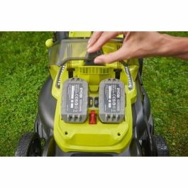 Cortacésped de empuje 18V - RYOBI - Corte Ø 40 cm - Recogida y mulching - 2 baterías 18V 4 Ah + 1 cargador