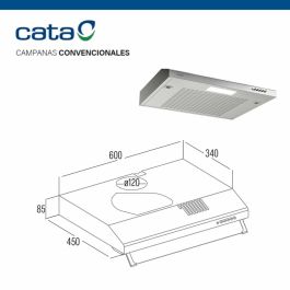 Extractor de Cocina Cata LFK6001X