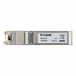 D-link DEM-410T Transceptor SFP de Cobre, Interfaz SFP+, 1 Puerto Ethernet LAN RJ-45