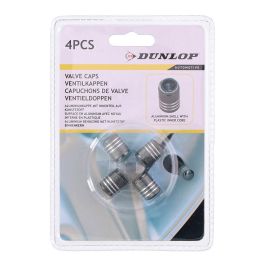 Lifetime Set 4 Tapones Rueda Coche Gris Aluminio Rosca 17x10mm