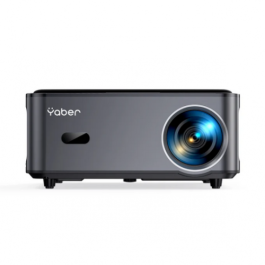 YABER Proyector PRO U6 Full HD 1080P 4K Compatible, Alto Brillo, Contraste 1000:1, Proyección LCD, Gris, N.º de artículo CBK01243, Lámpara 25000 Horas