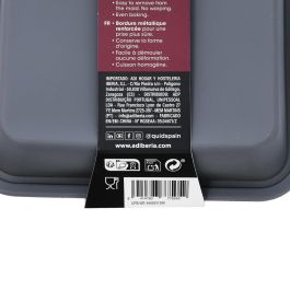 Molde Cuadrado Silicona Reforzado Scarlet Quid 22,8x24,1x4,6 cm