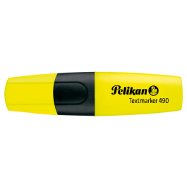 Marcador Fluor Pelikan Textmarker 490 Amarillo (814089) (Set de 10)
