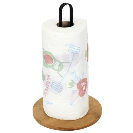 Cook Concept Portarrollos de Cocina Bambú y Metal