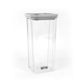 Quttin Tarro Hermetico PET 1500 ml 11.2 x 11.2 x 23 cm (12 Unidades)