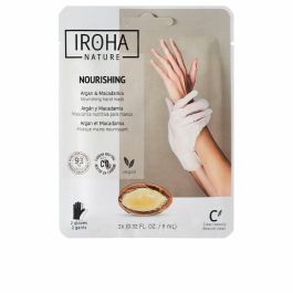 Iroha Nature Mascarilla de Manos Nutritiva Argán y Macadamia, Guantes Reparadores para Piel Seca y Agrietada, Efecto Sauna - 1 ud Precio: 4.58999948. SKU: B1F7X53HDL