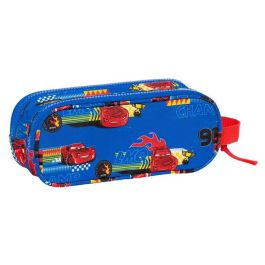 Portatodo Doble Cars Race ready Azul 21 x 8 x 6 cm