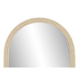 Espejo de pared Home ESPRIT Beige Natural Scandi (2 Unidades)