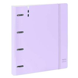 Carpeta Con Recambio Safta Din A4 Cuadro 5 mm Polipropileno Foam 4 Anillas 35 mm Lila Carpeta Con Recambio Safta Din A4 Cuadro 5 mm Polipropileno Foam 4 Anillas 35 mm Lila